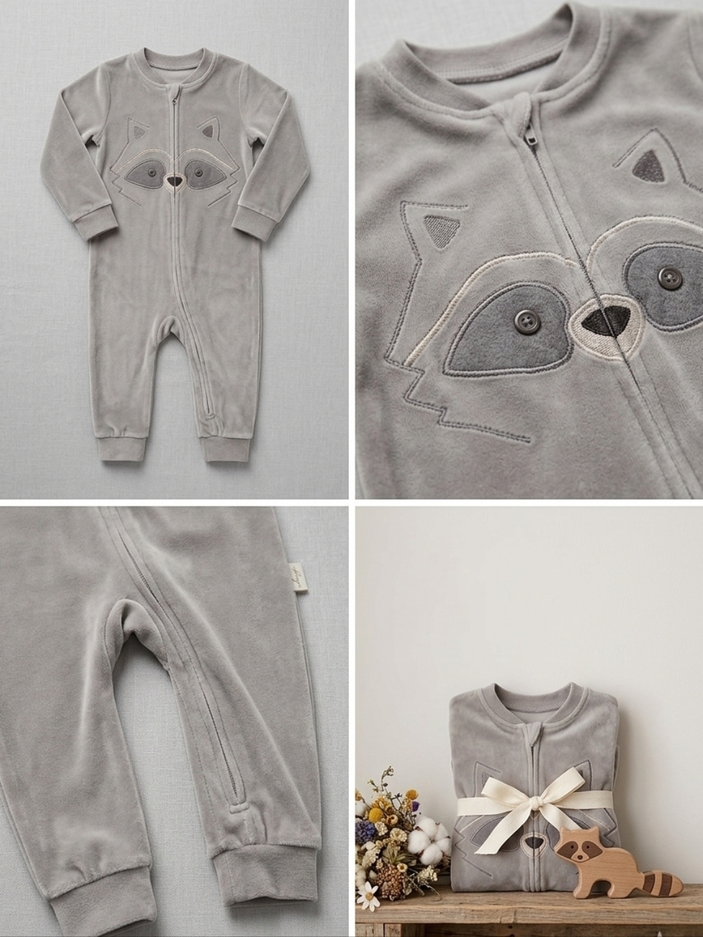 Carter's Gray Toddler Pajama Onesie